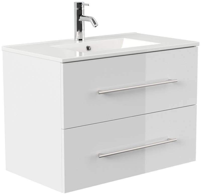 Magnolia Home Waschtisch Badmöbel Firenze 80 SoftClose weiss hochglanz Magnolia Home Waschtisch Badmöbel Firenze 80 SoftClose weiss hochglanz von Magnolia Home