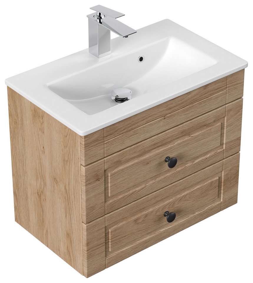 Magnolia Home Waschtisch Badmöbel Mars 600 SlimLine Cottage SoftClose eiche hell Magnolia Home Waschtisch Badmöbel Mars 600 SlimLine Cottage SoftClose eiche hell von Magnolia Home