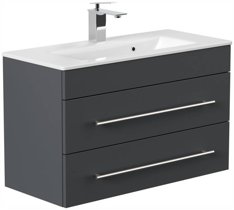 Magnolia Home Waschtisch Badmöbel Mars 800 SlimLine SoftClose grafit von Magnolia Home