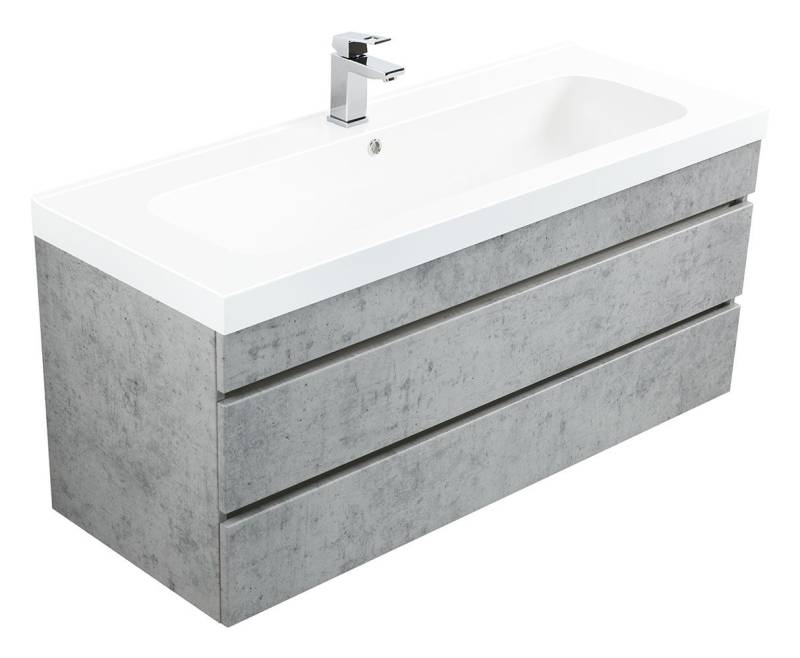 Magnolia Home Waschtisch Badmöbel Via 120 SoftClose beton mit grifflosen Schubladen Magnolia Home Waschtisch Badmöbel Via 120 SoftClose beton mit grifflosen Schubladen von Magnolia Home