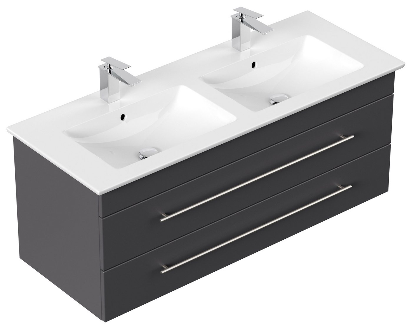Magnolia Home Waschtisch Badmöbel mit Villeroy & Boch Venticello Waschbecken 130 cm Doppel anth Magnolia Home Waschtisch Badmöbel mit Villeroy & Boch Venticello Waschbecken 130 cm Doppel anth von Magnolia Home