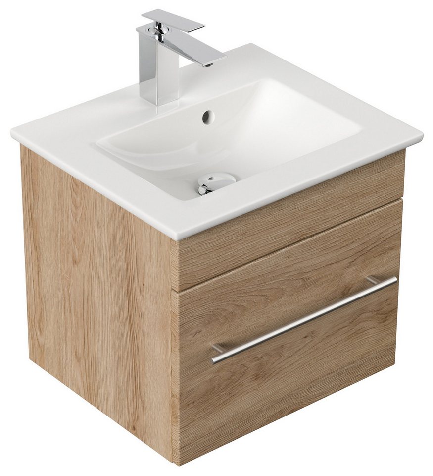 Magnolia Home Waschtisch Badmöbel mit Villeroy & Boch Venticello Waschbecken 50 cm eiche hell Magnolia Home Waschtisch Badmöbel mit Villeroy & Boch Venticello Waschbecken 50 cm eiche hell von Magnolia Home