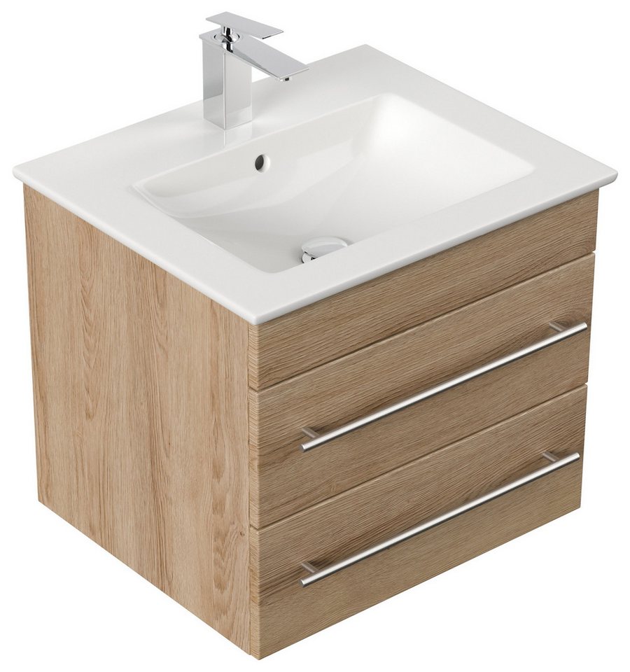 Magnolia Home Waschtisch Badmöbel mit Villeroy & Boch Venticello Waschbecken 60 cm eiche hell Magnolia Home Waschtisch Badmöbel mit Villeroy & Boch Venticello Waschbecken 60 cm eiche hell von Magnolia Home