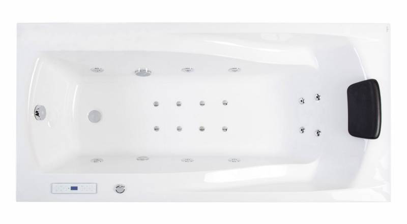 Magnolia Home Whirlpool-Badewanne Centauri rechts Whirlpool Set mit der Befüllung über den Überlauf Magnolia Home Whirlpool-Badewanne Centauri rechts Whirlpool Set mit der Befüllung über den Überlauf von Magnolia Home