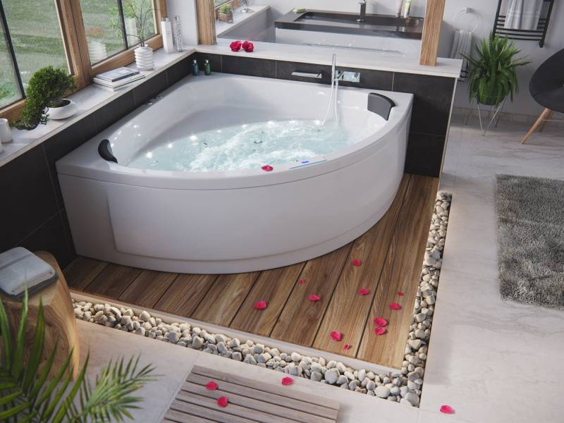 Magnolia Home Whirlpool-Badewanne Deluxe Whirlpool Set TITAN ULTRA mit 78 Düsen und LEDs ohne Armatur Magnolia Home Whirlpool-Badewanne Deluxe Whirlpool Set TITAN ULTRA mit 78 Düsen und LEDs ohne Armatur von Magnolia Home