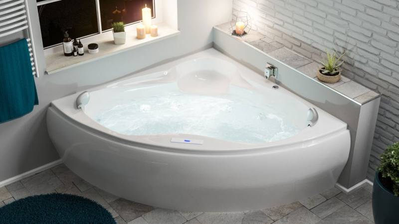 Magnolia Home Whirlpool-Badewanne Enjoy Whirlpool Set mit der Befüllung über den Überlauf von Magnolia Home
