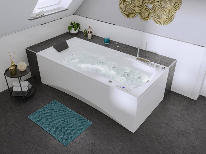 Magnolia Home Whirlpool Rechteck Whirlpool Centauri 190x90 links Made in Germany 18 Düsen mit von Magnolia Home