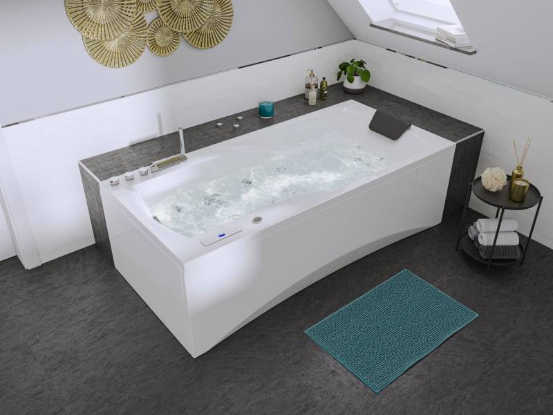 Magnolia Home Whirlpool Rechteck Whirlpool Centauri 190x90 rechts Made in Germany 18 Düsen mit von Magnolia Home