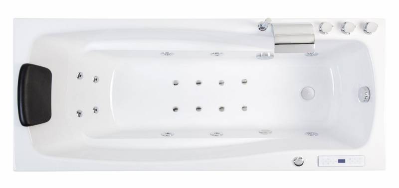 Magnolia Home Whirlpool Rechteck Whirlpool Ocean 150x70 links Made in Germany 18 Düsen mit Arm von Magnolia Home