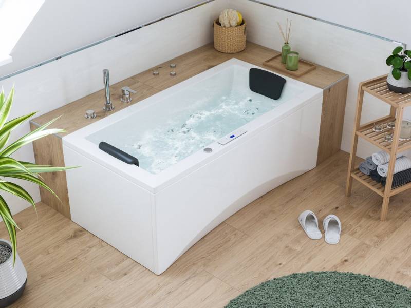 Magnolia Home Whirlpool Rechteck Whirlpool Unity 150x75 Made in Germany 22 Düsen Befüllung Übe von Magnolia Home