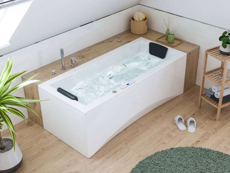 Magnolia Home Whirlpool Rechteck Whirlpool Unity 170x75 Made in Germany 22 Düsen Befüllung Übe von Magnolia Home