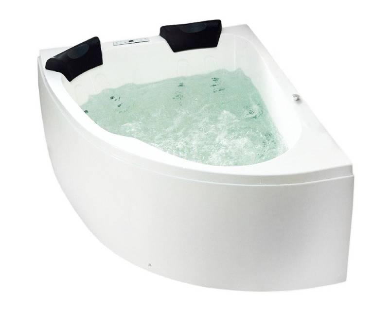 Magnolia Home Whirlpool-Badewanne Royal 1600 links Whirlpool Set ohne Armatur von Magnolia Home