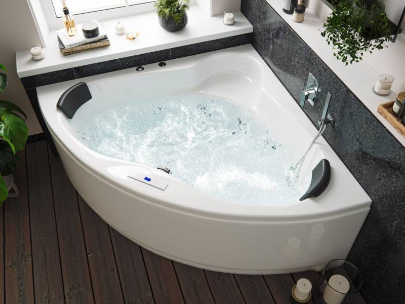 Magnolia Home Whirlpool Whirlpool Selene Ultra 140cm Made in Germany 80 Düsen & LED Befüllung von Magnolia Home