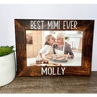 Beste Mimi Jemals Personalisierte Bilderrahmen, Oma Geschenk, Muttertagsgeschenk, Muttertag, Nana Geschenk von MagnoliaFrameCompany