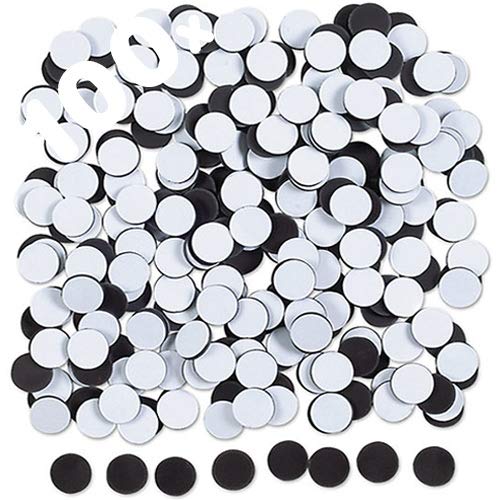 200 x Magnet-Plättchen selbstklebend rund - Ø 14mm x 0,9mm - Magnetpunkte genutzt um Fotos Poster Bilder Dokumente oder Deko-Elemente problemlos und schnell zu befestigen von Magnosphere