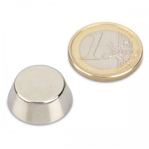 3 x Konusmagnet Ø 20/15 x 8 mm - Neodym N40, Nickel - Haftkraft 8 kg - starker Permanentmagnet mit extremer Haftkraft, für Kühlschrank, Magnet Glasboards, Magnettafel, Pinnwand, Whiteboard 3 x Konusmagnet Ø 20/15 x 8 mm - Neodym N40, Nickel - Haftkraft 8 kg - starker Permanentmagnet mit extremer Haftkraft, für Kühlschrank, Magnet Glasboards, Magnettafel, Pinnwand, Whiteboard von Magnosphere