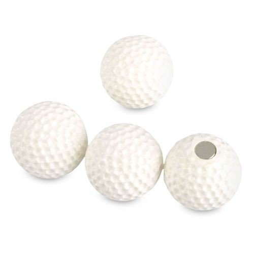 4 x Kühlschrankmagnete Golf Ø 22mm Magnete für Pinnwand Magnettafel - Magnete für Kühlschrank, Magnetboard, Kinder Magnetwand von Magnosphere