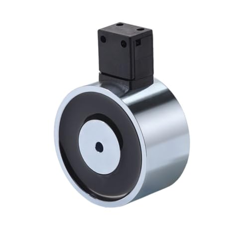 Elektro-Haftmagnet, Elektromagnet mit Steckverbindung 12V - 24V - 240 VAC, Durchmesser:Ø 40mm, Betriebsspannung:24V Gleichstrom von Magnosphere