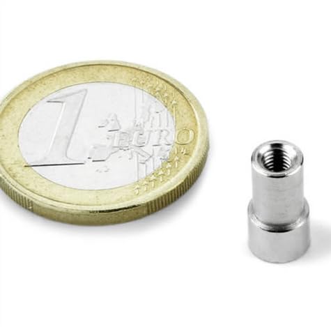 Flachgreifer Topfmagnet Neodym Gewindebuchse verzinkt Ø 6mm - Ø 32mm - Flachgreifer kommen vor allem im Metallbau, Anlagenbau, Vorrichtungsbau, Messebau, Modellbau zum Einsatz, Größen:Ø 6mm | M3 | 0.5kg Haftkraft Flachgreifer Topfmagnet Neodym Gewindebuchse verzinkt Ø 6mm - Ø 32mm - Flachgreifer kommen vor allem im Metallbau, Anlagenbau, Vorrichtungsbau, Messebau, Modellbau zum Einsatz, Größen:Ø 6mm | M3 | 0.5kg Haftkraft von Magnosphere