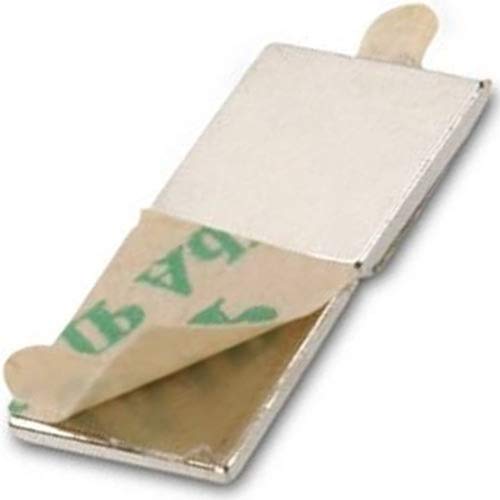 Magnete selbstklebend aus Neodym (NdFeB) Klebemagnete - Haftkraft bis 24kg - starke Quadermagnete mit 3M Kleber für Industrie und Zuhause, Größe/Stückzahl:20 x Quader 10x10x1mm | 500g Haftkraft von Magnosphere