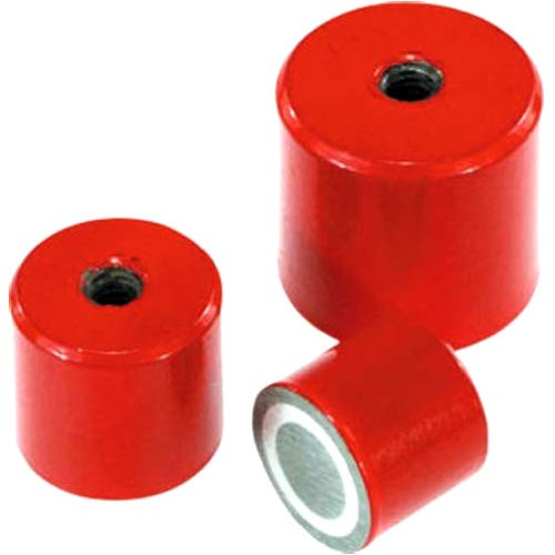 Stabgreifer AlNiCo Ø 27 mm x 25,4 mm mit Innengewinde rot lackiert M6 x 8- hält 6,5 kg - 1 Stück - Starke Magnete mit Gewinde für Industrie & Zuhause Stabgreifer AlNiCo Ø 27 mm x 25,4 mm mit Innengewinde rot lackiert M6 x 8- hält 6,5 kg - 1 Stück - Starke Magnete mit Gewinde für Industrie & Zuhause von Magnosphere