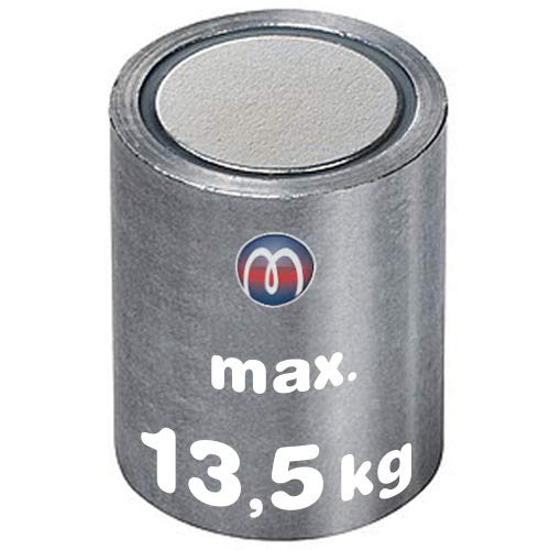 Stabgreifer | Haltemagnet aus Neodym (NdFeB), Passungstoleranz h6, Ø 6mm - 32mm, Größen:Ø 20 x 25mm | 13.5kg Haftkraft von Magnosphere