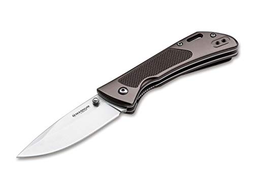 Magnum Unisex – Erwachsene Advance Checkering Dark Bronze Taschenmesser, 19 cm von Magnum