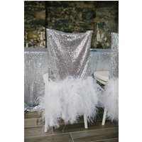 Luxus Feder Stuhl Covers Gold Oder Silber von MagpieLinens