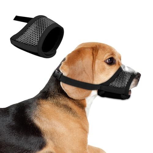 Magrimaxio Maulkorb Hund, Aulkorb für Kleine, Mittlere und Große Hunde, Atmungsaktiv Maulkorb mit Klettverschluss Weich, Verhindert Beißen, Bellen und Kauen, mit Verstellbarer Schlaufe (L, Schwarz) Magrimaxio Maulkorb Hund, Aulkorb für Kleine, Mittlere und Große Hunde, Atmungsaktiv Maulkorb mit Klettverschluss Weich, Verhindert Beißen, Bellen und Kauen, mit Verstellbarer Schlaufe (L, Schwarz) von Magrimaxio