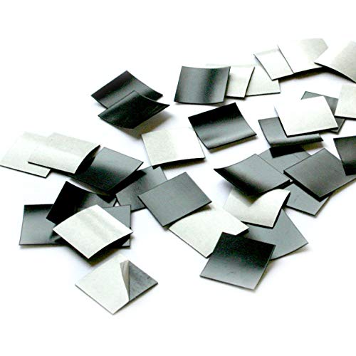 100er Set Magnet-Plättchen selbstklebend I Größe 3x3 cm I für Foto Postkarte Poster Notizen I diy Kühlschrank-Magnet I mag092 von Magstick