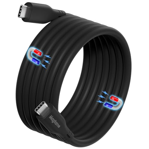 Magnetisches USB C zu USB C Kabel 60W,1.2M Silikon Typ C Schnellladekabel, Tangle Free und Data Sync Typ C Ladegerät Kabel für i -Phone 16/16 Pro/16 Plus/16 Pro Max 15 von Magtame