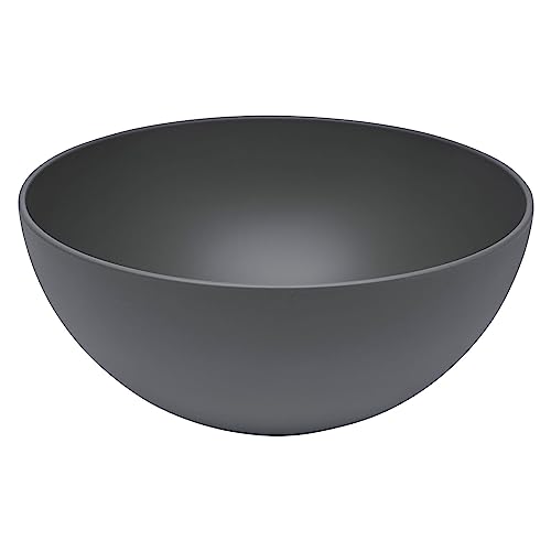 Magu Natur-Design Schüssel Anthrazit Ø 26 cm aus einem Polymer aus natürlichen Materialien Servierschüssel Salatschüssel Obstschale von Magu