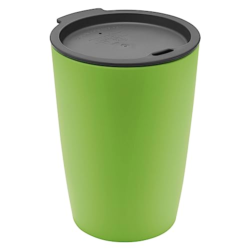 Magu Natur-Design Trinkbecher Coffee to Go Grün ca. 310 ml aus einem Polymer aus natürlichen Materialien Mehrwegbecher Kaffeebecher von Magu