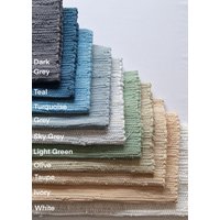 Baumwoll-Flachgewebeteppich, Maschinenwaschbar - Kleiner Teppich Bade-/Duschmatte Weiß, Elfenbein, Türkis, Grau, Dunkelgrau, Taupe, Blaugrün von MahaRugs
