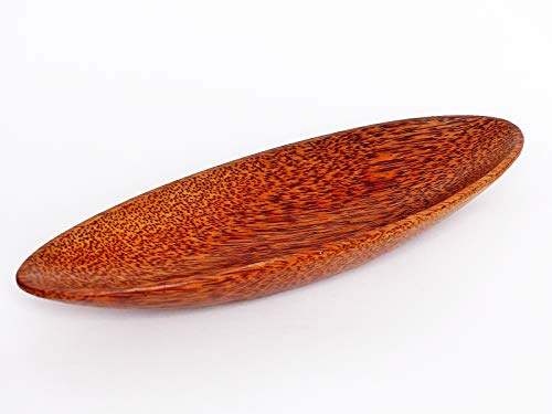 Vietnam Kokosholz Schale Meng 31 cm, Holzlschale Handarbeit Fair Handel Naturwaren Öko Küchen Gerät Natur Produkt plastikfrei giftfrei von Mahafaly