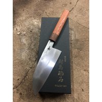 Handgeschmiedetes Kochmesser, Handgefertigtes Küchenmesser, Petty Messer, Kohlenstoffstahl von MahakalMezzer