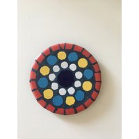 6 Untersetzer Für Getränke Absorbierend, Kaffeebecher Mats Keramik Stein Untersetzer, Perfekte Housewarminggeschenke, Handgemachte Mosaik von MahdiDesigner