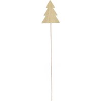 Picker "Tannenbaum" Gefüllt 27x5cm in Gold von MahinaMakramee
