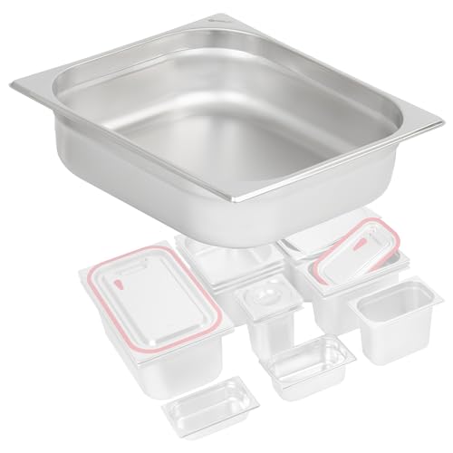 Mahlzeit GN Behälter 2/3 | Höhe 100 mm | Verschiedene Größen verfügbar | Edelstahl Gastronomiebehälter | Gastronorm Behälter, Gastronormbehälter, Wärmebehälter für Chafing Dishes Mahlzeit GN Behälter 2/3 | Höhe 100 mm | Verschiedene Größen verfügbar | Edelstahl Gastronomiebehälter | Gastronorm Behälter, Gastronormbehälter, Wärmebehälter für Chafing Dishes von Mahlzeit