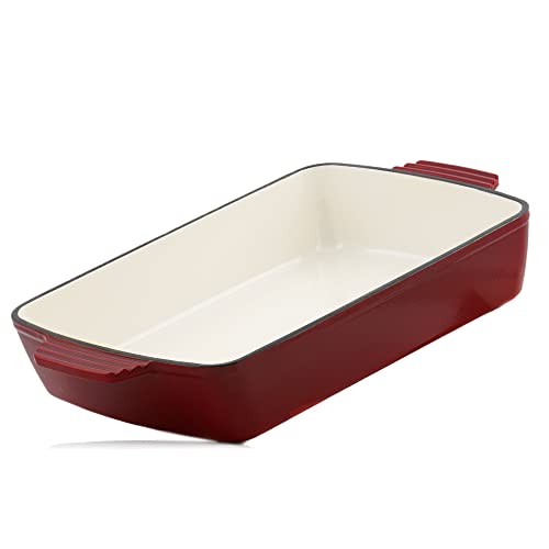 Mahlzeit Gusseisen Auflaufform eckig 3,8 Liter | Dark Cherry | Gusseisen Emaillierung | Lasagneform hoch, Ofenformen, Bratreine emailliert, Bratenform, Ofen Form, Bräter, Auflaufform rechteckig Mahlzeit Gusseisen Auflaufform eckig 3,8 Liter | Dark Cherry | Gusseisen Emaillierung | Lasagneform hoch, Ofenformen, Bratreine emailliert, Bratenform, Ofen Form, Bräter, Auflaufform rechteckig von Mahlzeit