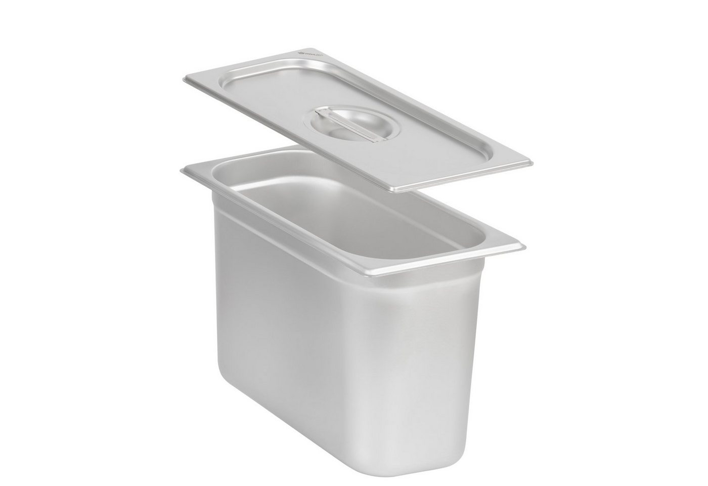 Mahlzeit Thermobehälter GN Behälter 1/3 mit Deckel, Höhe 200 mm, Edelstahl Wärmebehälter, Edelstahl, (Set, 2-tlg., 1x 1/3 GN Behälter mit Deckel(200 mm), für Chafing Dish von Mahlzeit