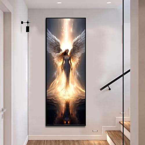 Diamond Painting Engel Flügel Diamond Painting Erwachsene, Groß xxl 210 X 70cm, Malen Nach Zahlen Erwachsene, DIY Diamant Painting Bilder Kinder, 5D Diamant-Malset, Home Wanddekoration Geschenke-455l von Mahoxua