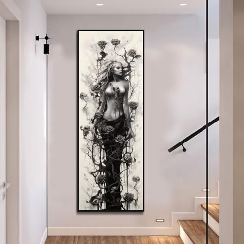 Diamond Painting Sexy Frau Diamond Painting Erwachsene, Groß xxl 150 X 50 cm, Malen Nach Zahlen Erwachsene, DIY Diamant Painting Bilder Kinder, 5D Diamant-Malset, Home Wanddekoration Geschenke-477l von Mahoxua