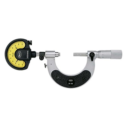 Mahr 4154004 Micromar 40 T Mikrometer mit integriertem Zifferblattvergleicher, Reichweite 150-200 mm von Mahr