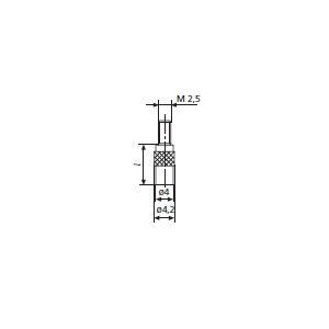 Mahr 4360075 903 Flachkontakt für Marcator-Blinker, 15 mm Länge von Mahr