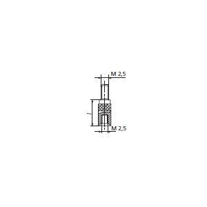 Mahr 4360251 912 Messspindelverlängerung für Marcator-Indikator, 15 mm Länge von Mahr