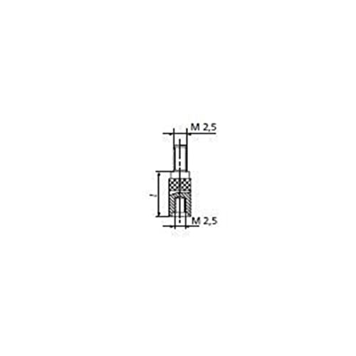 Mahr 4360255 912 Messspindelverlängerung für Marcator-Blinker, 50 mm Länge von Mahr