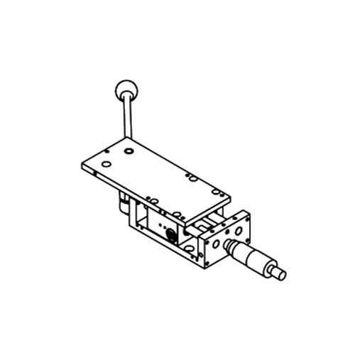 Mahr 5115132 Millimar Linear Tische PR79 mit Pneu. axial Adjustment Double Anschlag 40 mm Einzug C 100 mm Länge von Mahr