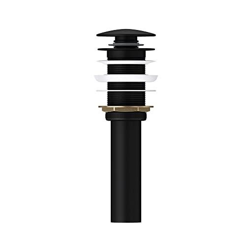 Mai & Mai Ablaufgarnitur Waschbeckenstöpsel schwarz Push Up Abfluss Ventil ohne Überlauf Durchmesser: 6,6cm, Fingerdruck-Öffnungsfunktion Mai & Mai Ablaufgarnitur Waschbeckenstöpsel schwarz Push Up Abfluss Ventil ohne Überlauf Durchmesser: 6,6cm, Fingerdruck-Öffnungsfunktion von Mai & Mai