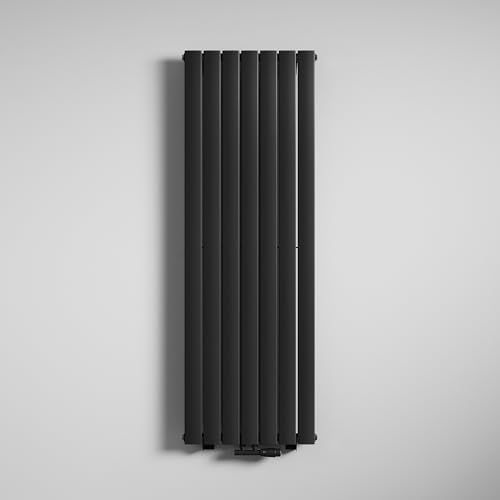 Mai & Mai Badheizkörper flach 160x61cm in Anthrazit Mittelanschluss Paneelheizkörper Vertikal Badheizung Einlagig aus Stahl von Mai & Mai